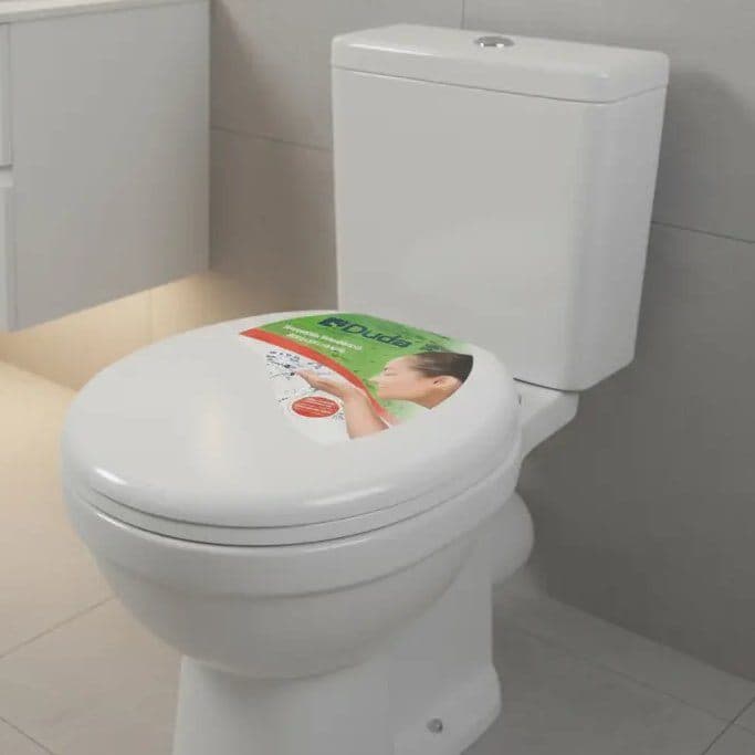 Assento Sanitário Almofadado Universal Duda - Branco 2